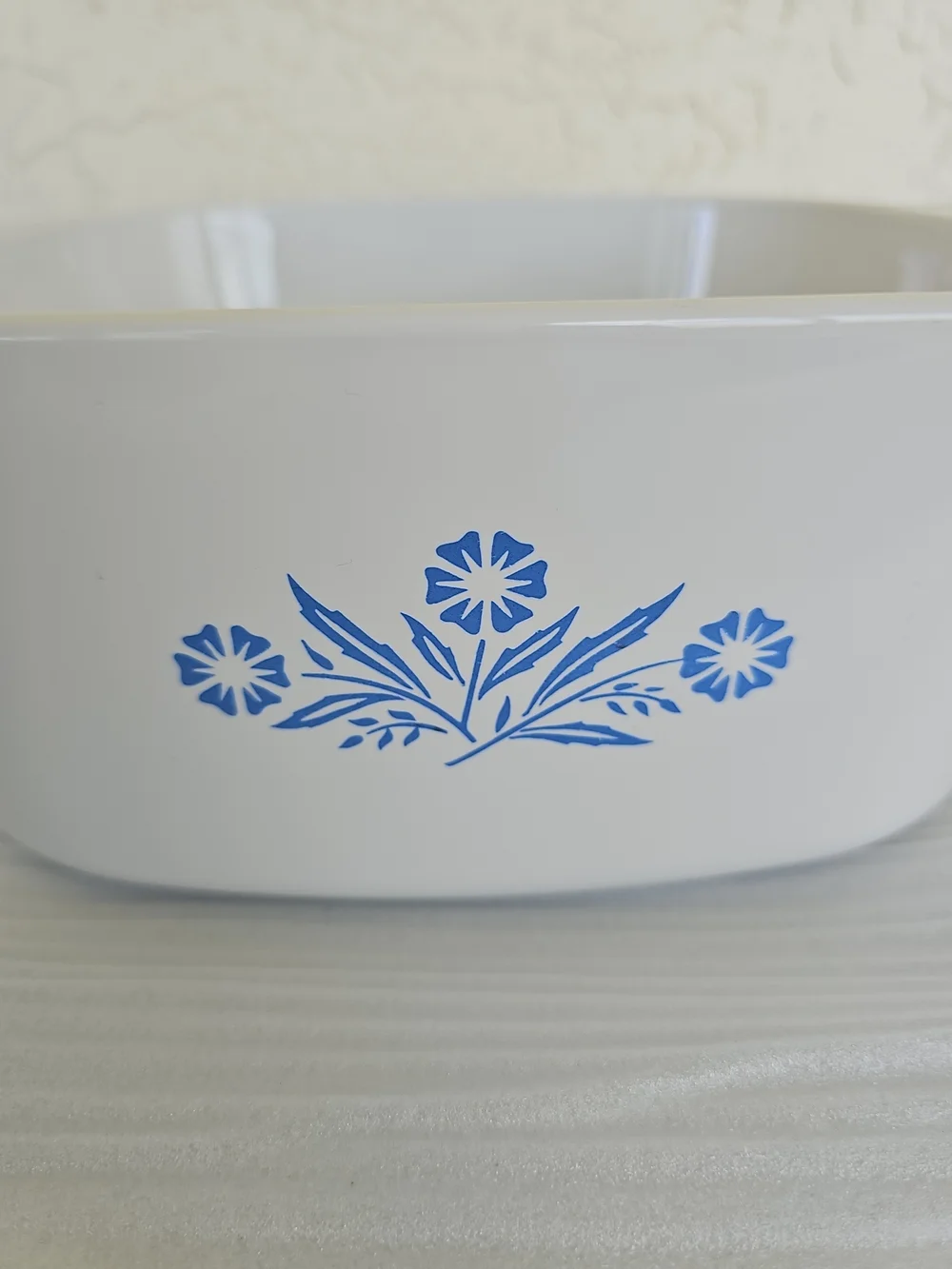 Vintage CorningWare Blue Cornflower Dish With Glass Lid A-5-B 5 Liter
